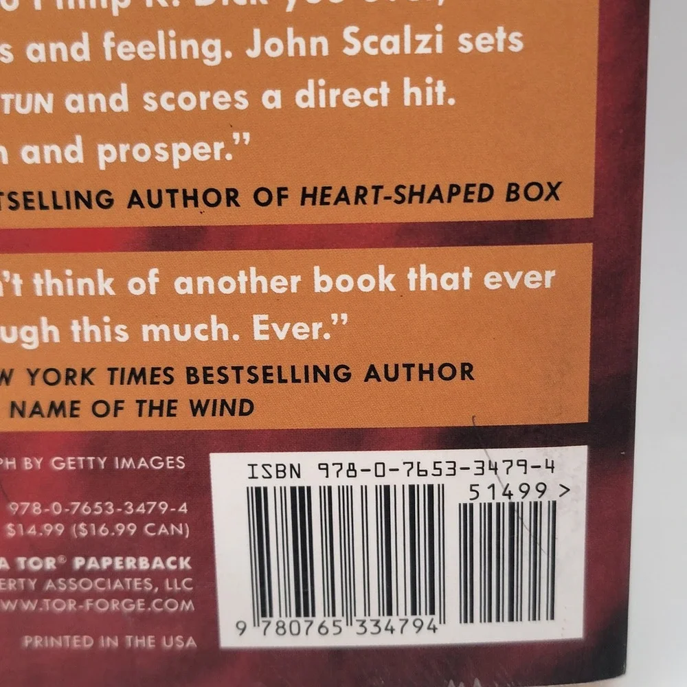John Scalzi Redshirts Paperback First Edition‎ Hugo Award Winner Good